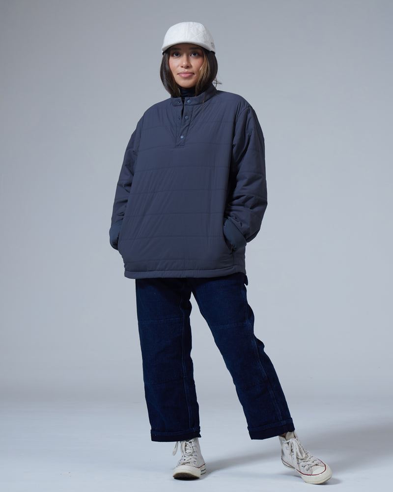 Flexible Insulated Henley Pullover