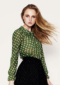 GREEN BLOUSE