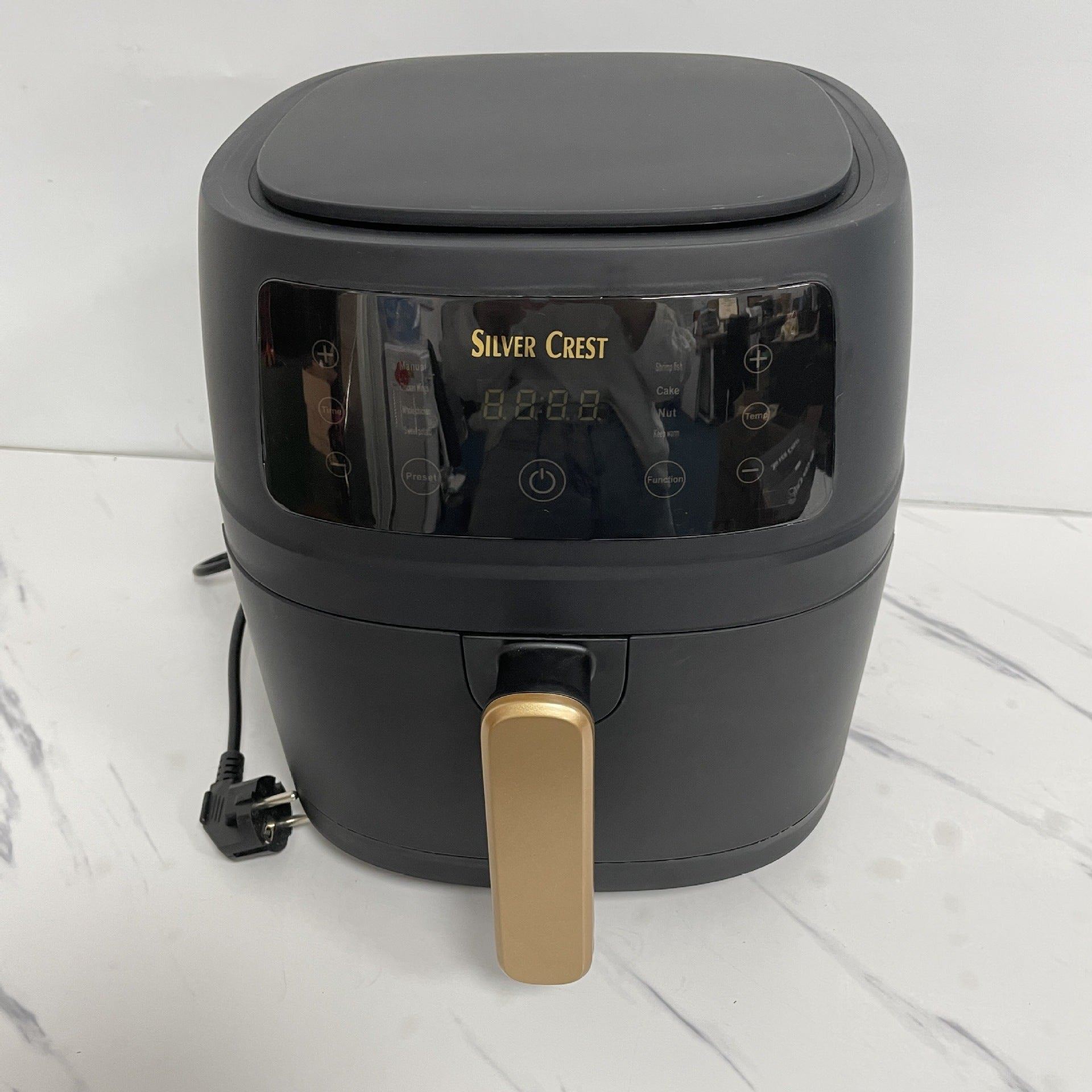 Air fryer household large-capacity touch screen intelligent fryer