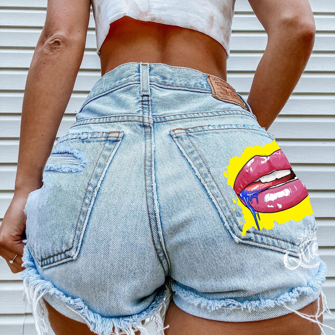 Fashion Wash Blue Jeans shorts