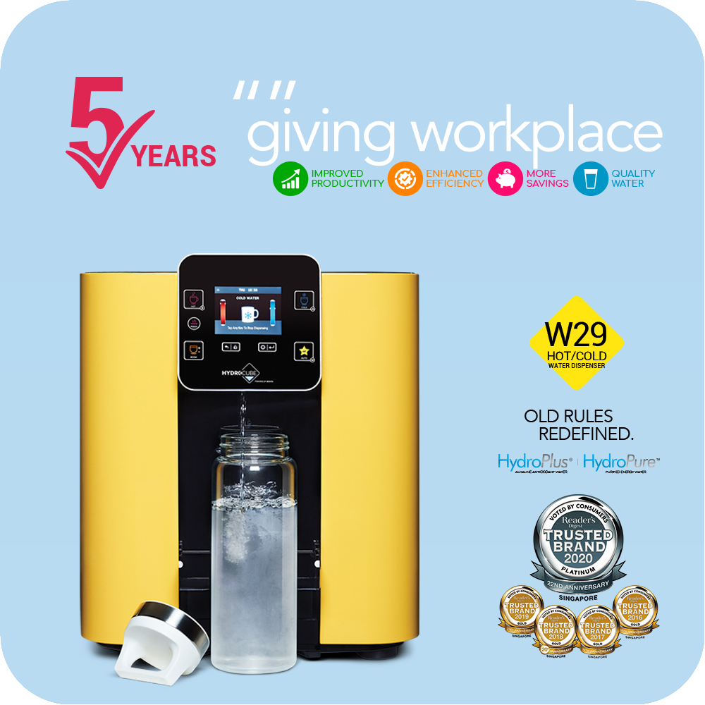 5 Year Workplace Leasing: Hot & Cold Water Dispenser W29-12M (Installation Included)