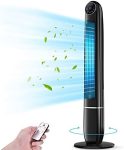 48” Bladeless Cooling Fan with Remote Control and LED Display for Home/Office