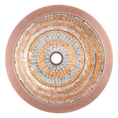 Hardware 244089 Ilsa 17��� Copper Drop In Bathroom Sink