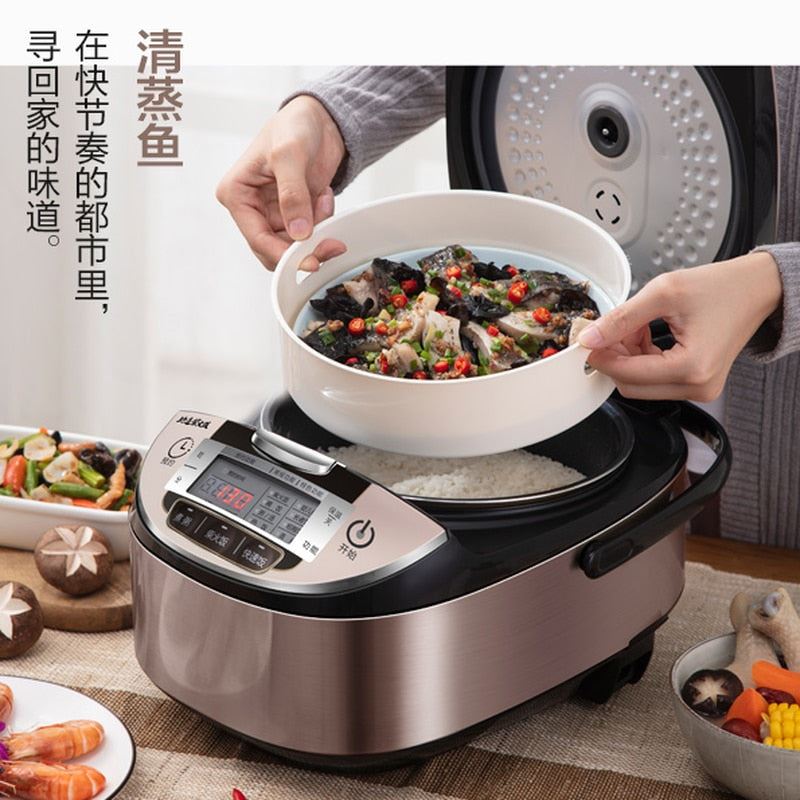 Rice Cooker 4L Home Smart 1 Large Capacity 3 Steam Rice Cooker Pot