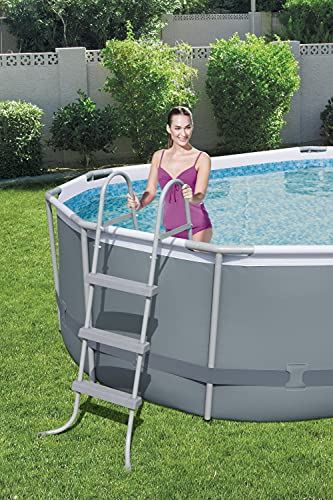 Power Steel Above Ground Pool Set / 14′ x 8’2′′ x 39.5′′
