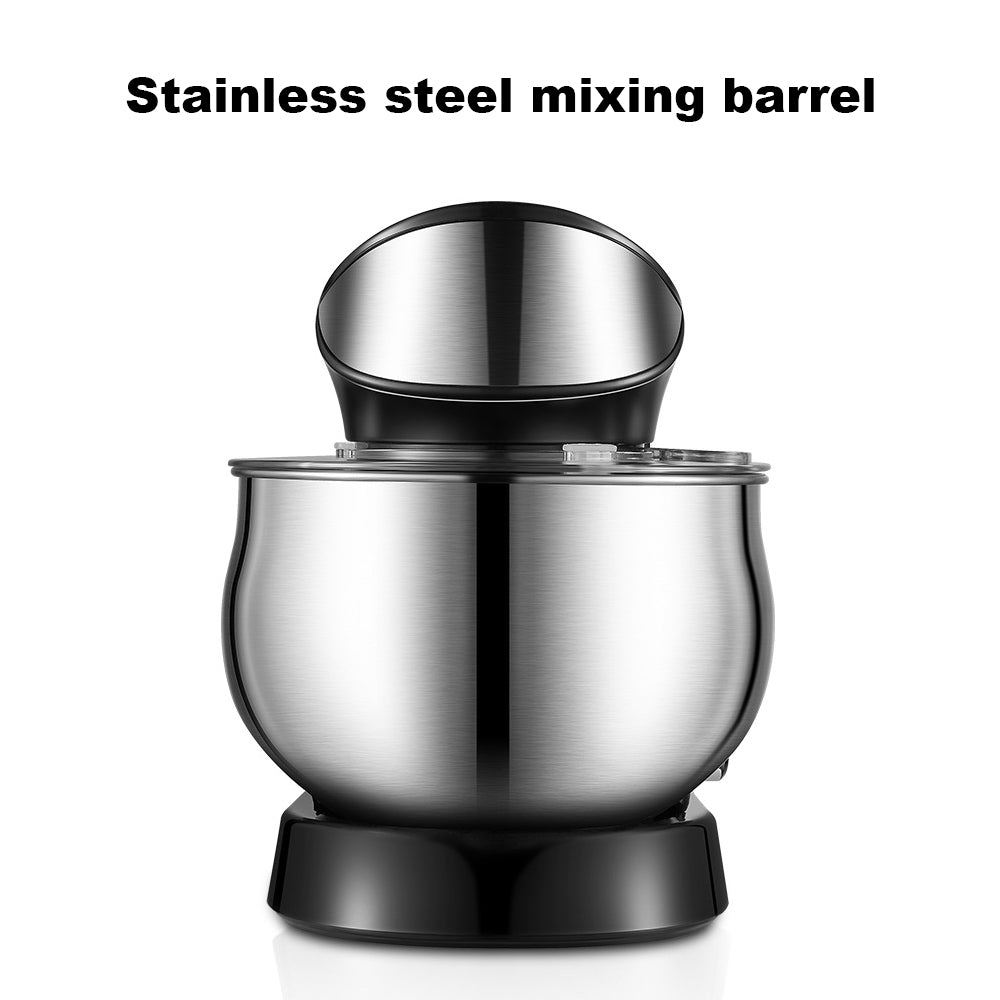 Stainless Steel Bowl Mute Mixer 6-speed Kitchen Food Stand Mixer