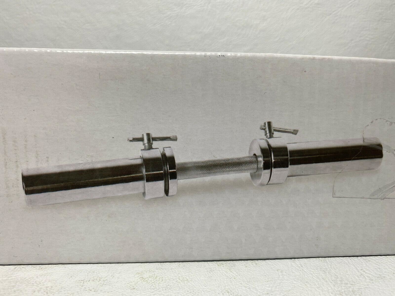 (3) CAP Olympic Free Weight 20��� Adjustable 2��� Dumbbell Handle With Collars Set 3