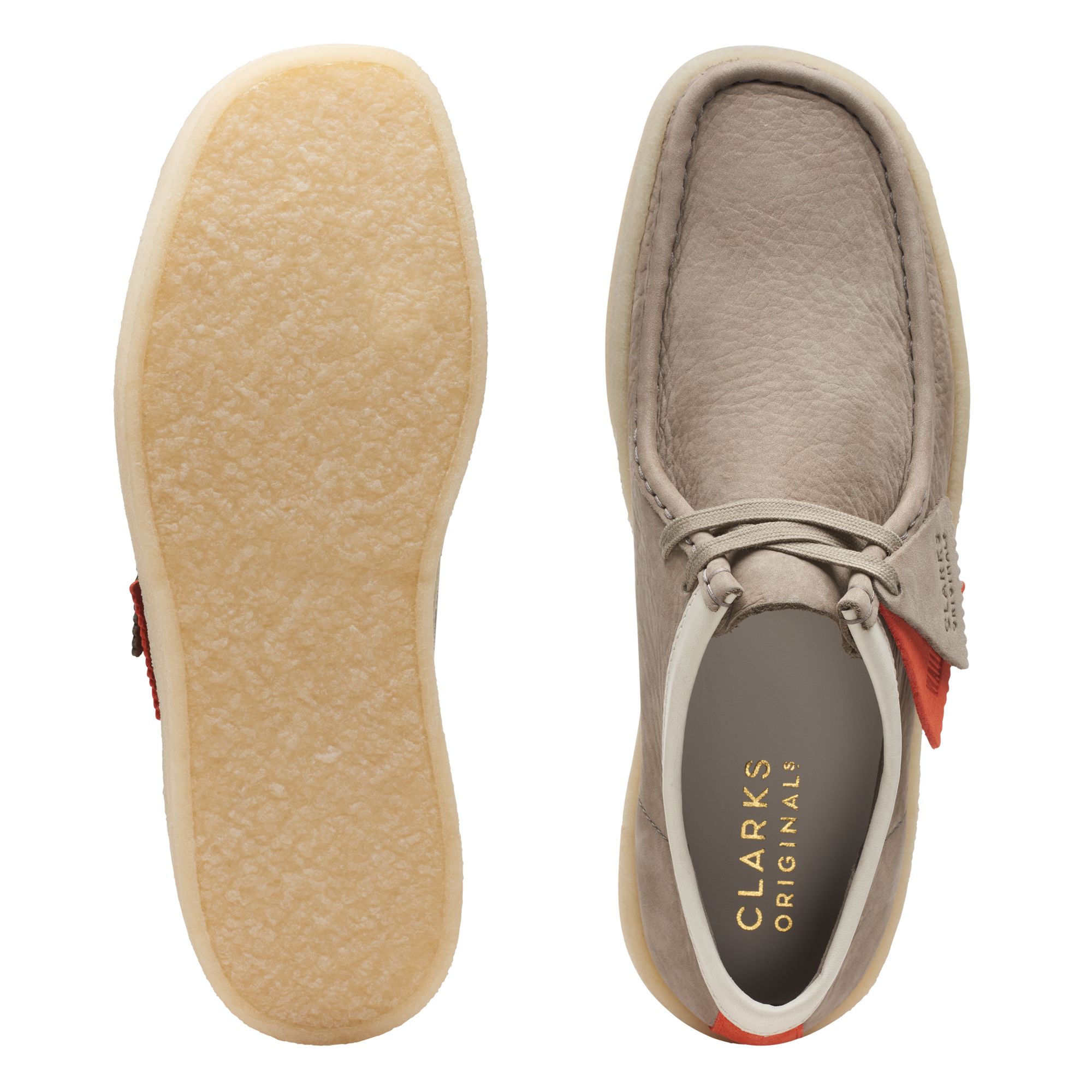 Men  Wallabee Cup Grey Nubuck