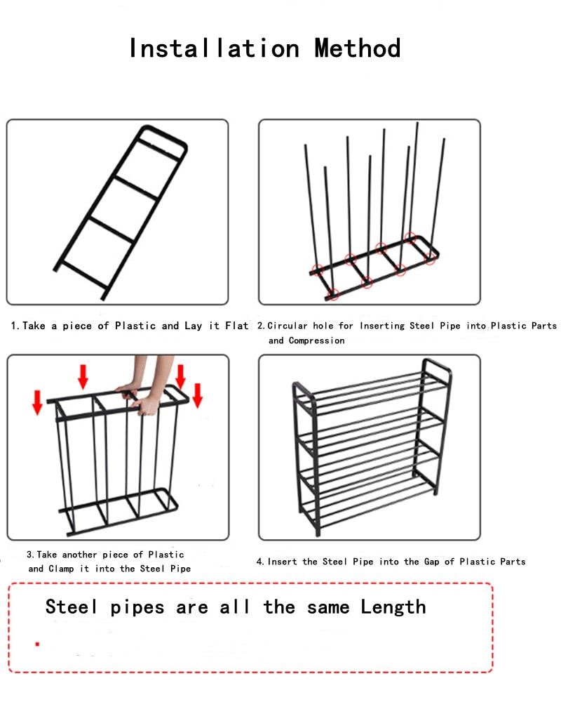 Varnish Shoe Rack Hole Free Household Space Saving Modern Multifunctional Shoe Cabinet