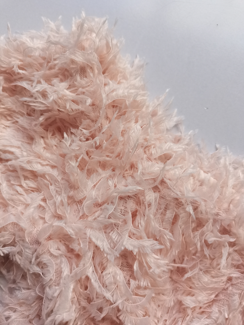 Sexy Pink Plush Two Piece Crop Top and Shorts Set