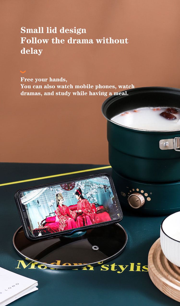 110V Multicooker Electric Skillet Fry Stew Soup Pot Multifunctional Rice Steamer Hot Pot Detachable