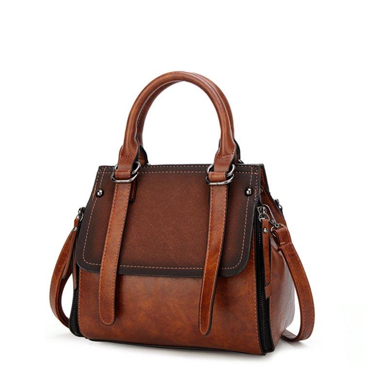 Women Retro Casual Boston Bag