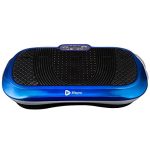 LifePro Vibration Plate Exercise Machine – Whole Body Workout Vibration Fitness Platform w/Loop Bands- Blue