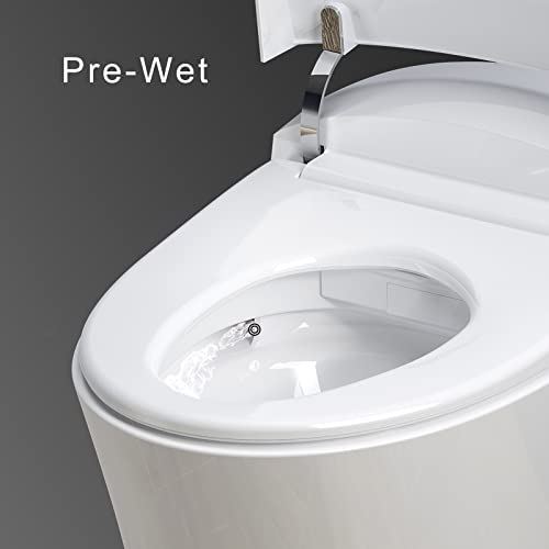 Modern Smart Toilet, Upgraded Self Cleaning One Piece Toilet with Warm