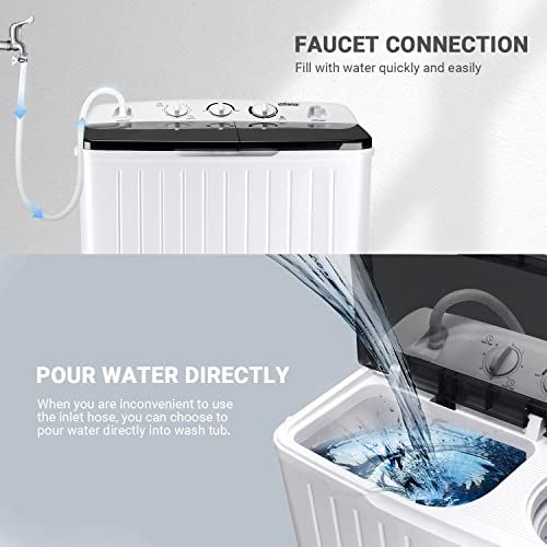 Washing and Drying Timer, Three Washing Modes Up to 1700 RPM, Soaking Function