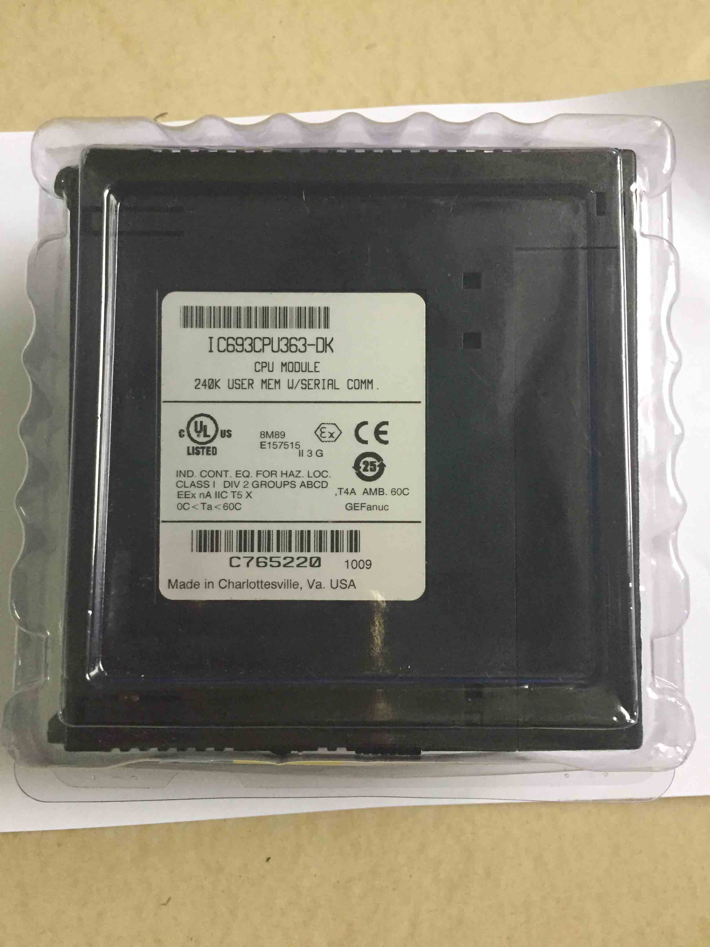 IC693CPU363 GE Fanuc Original New Factory Sealed New