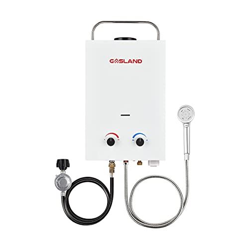 Propane Tankless Water Heater, GASLAND Outdoors BS158 1.58GPM 6L