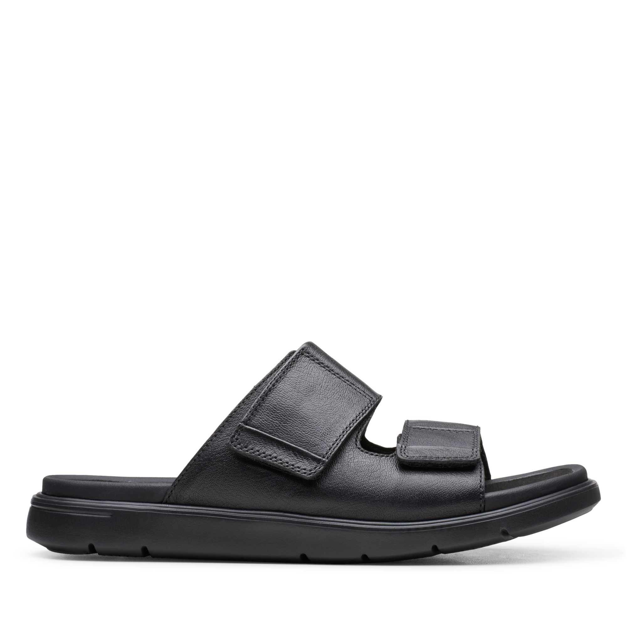 Men Sandals Unwilmore Part Black Leather