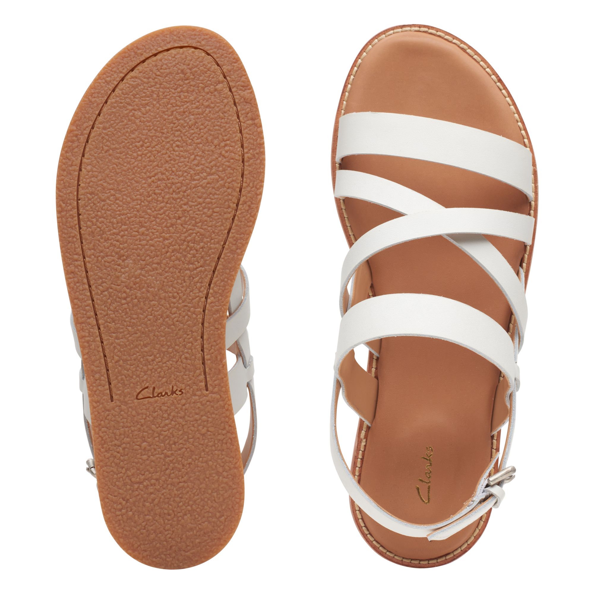 Women Sandals Karsea Sun White Leather