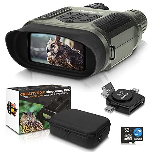 CREATIVE XP Night Vision Goggles – Digital Binoculars w/Infrared Lens