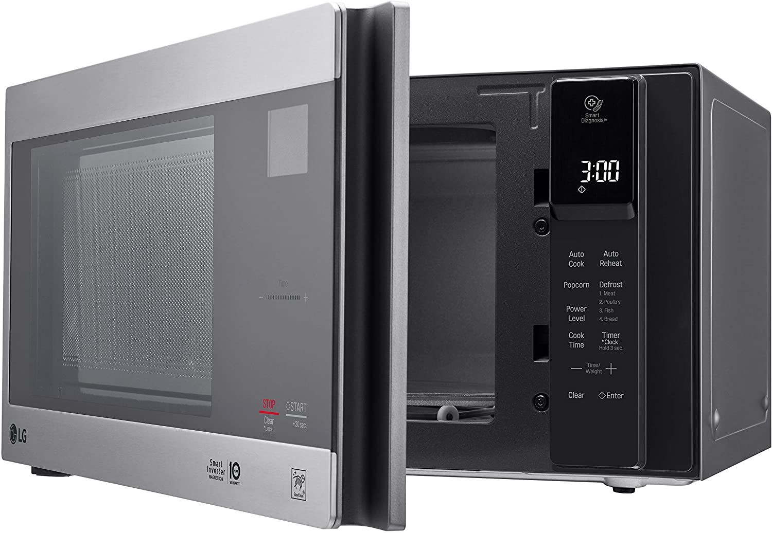 LG LMC0975ASZ 0.9 CF Countertop Microwave, Smart Inverter