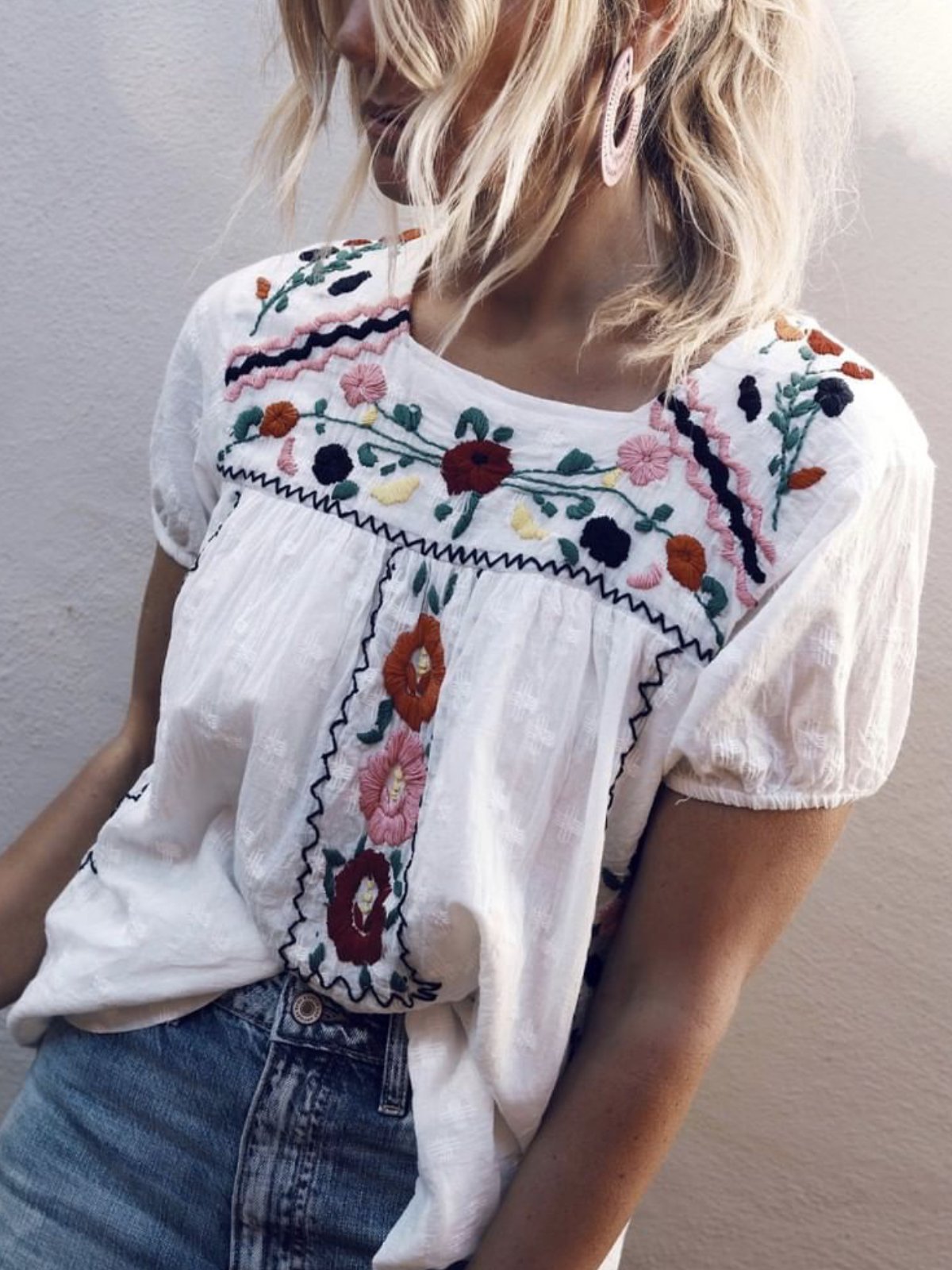 Casual Floral Shirts & Tops