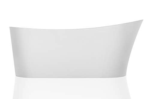 Soaking SPA Tub Modern Stand Alone Bathtubs Model 67FT1528, White