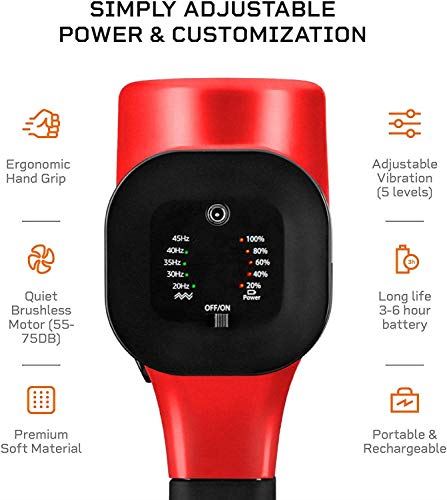 Rumblex 4D Vibration Plate Exercise Machine & Handheld Percussion Massage Gun