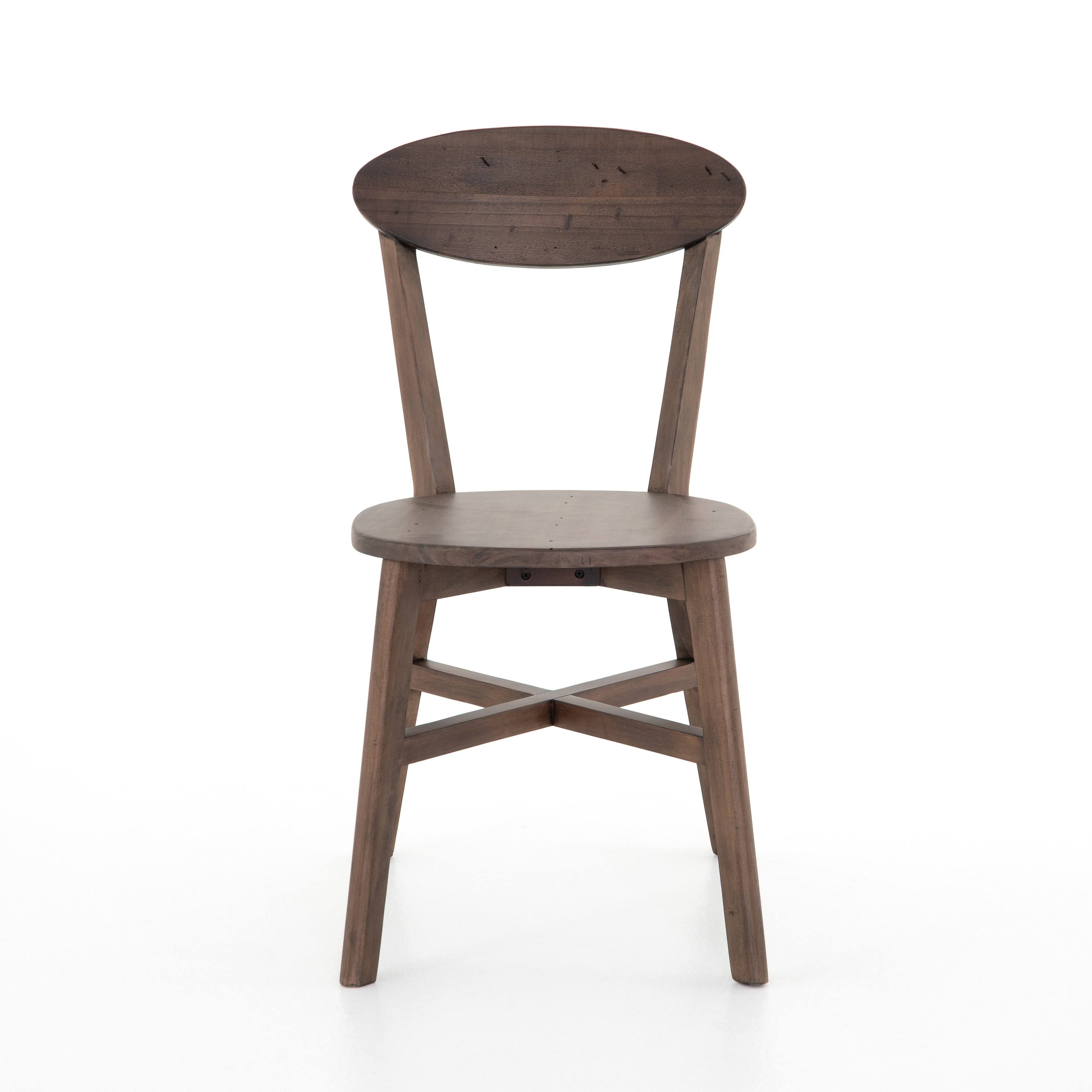 Four Hands Roseum Dining Chair, Rustic Saddle Tan