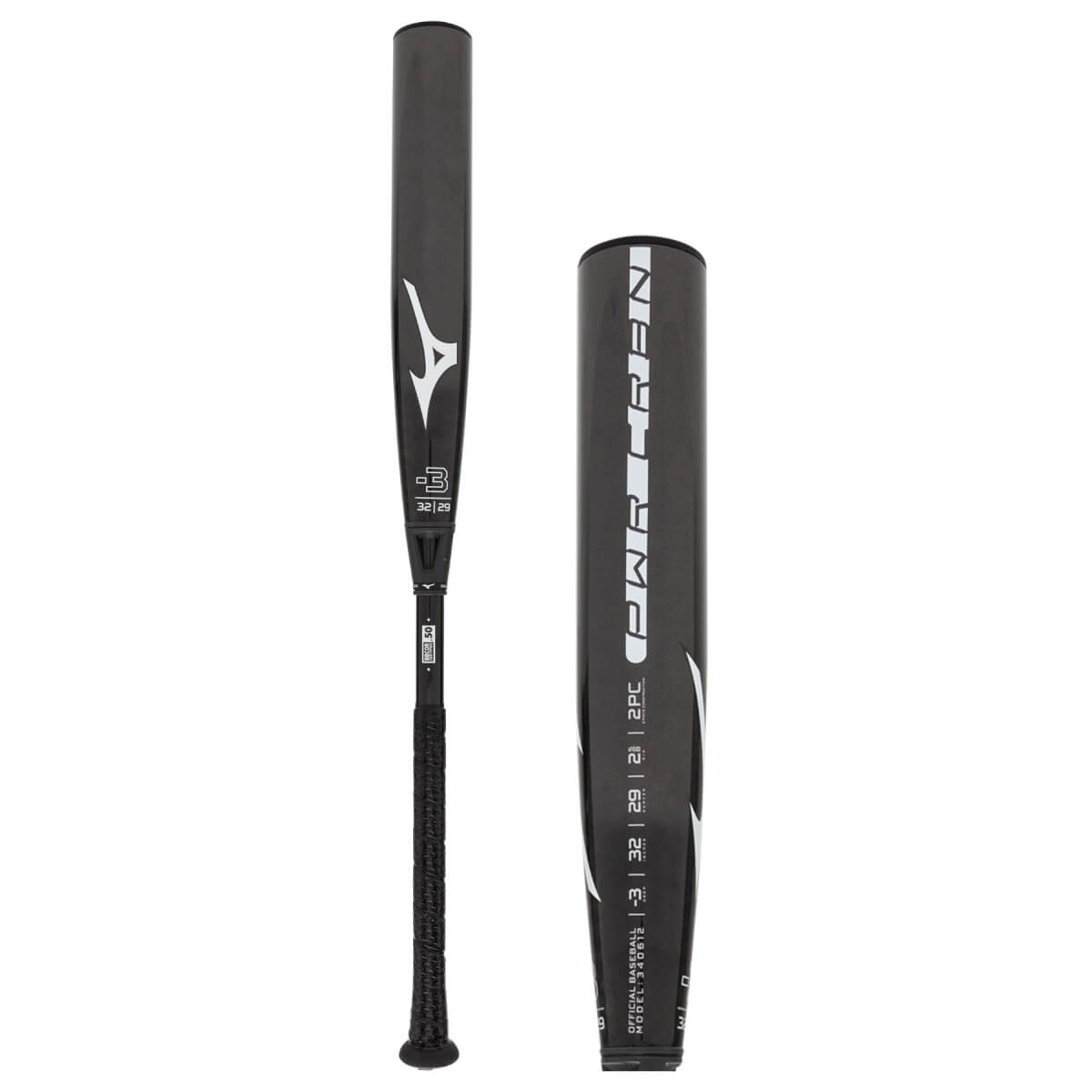 2022 Mizuno PWR CRBN BBCOR Baseball Bat: B22-PWR CRBN