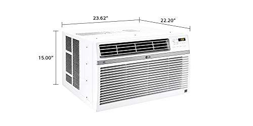 12,000 BTU 115V Window-Mounted Air Conditioner with Wi-Fi Control