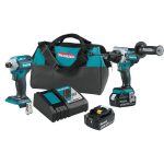 18V LXT Brushless 2-pc Combo Kit 5.0Ah with bonus 18V LXT Recipro Saw and 18V LXT Brushless X-LOCK Angle Grinder