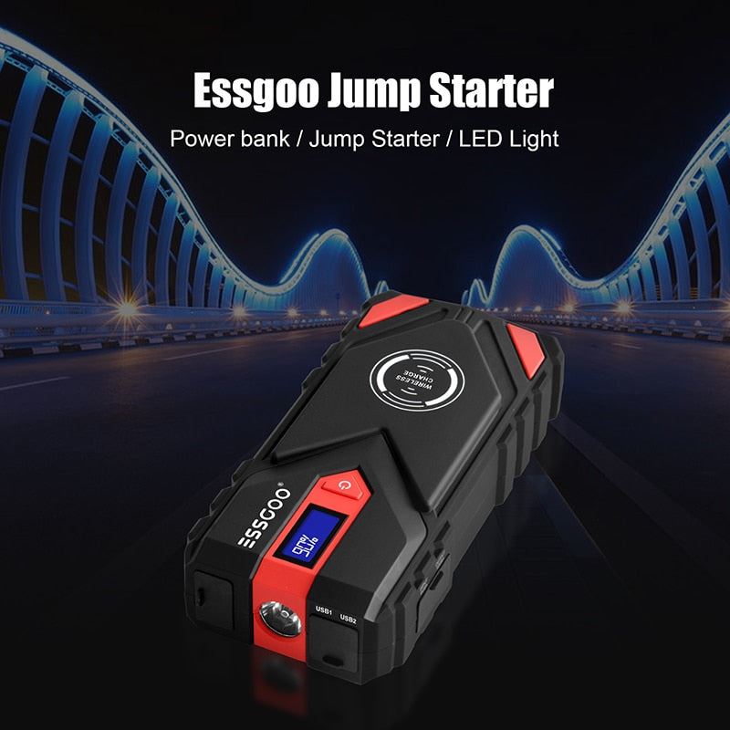 ESSGOO Car Jump Starter Power Bank 20000mAh 12V Starting device