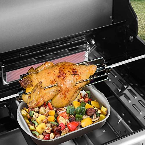 Royal Gourmet GA5403C Premier 5 BBQ Propane Gas Grill with Rotisserie Kit