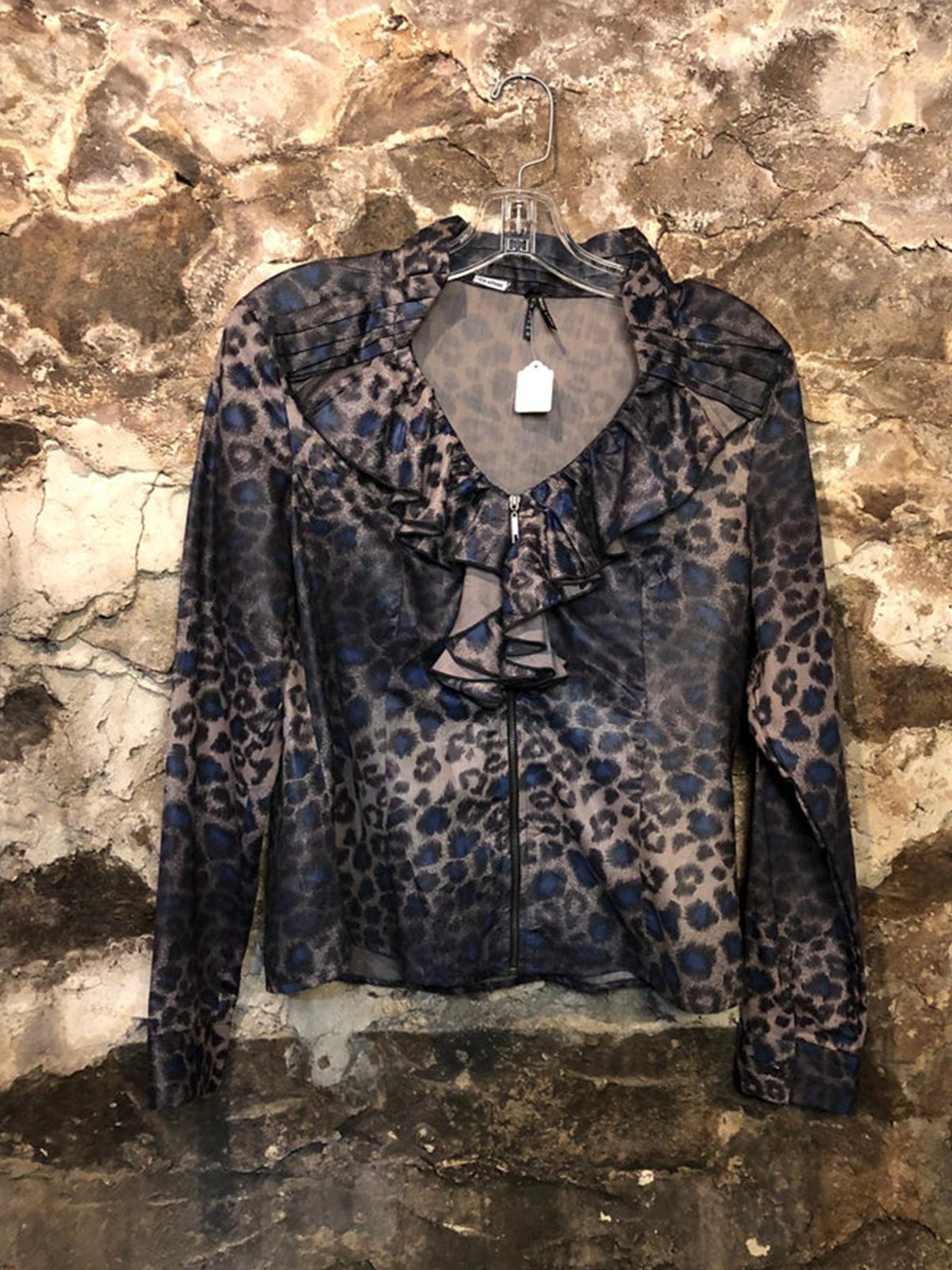 V Neck Floral-Print Vintage Long Sleeve Shirts & Tops