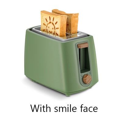 Electric Toaster Household Automatic Bread Baking Maker Breakfast Machine Toast Sandwich Grill Oven 2 Slice