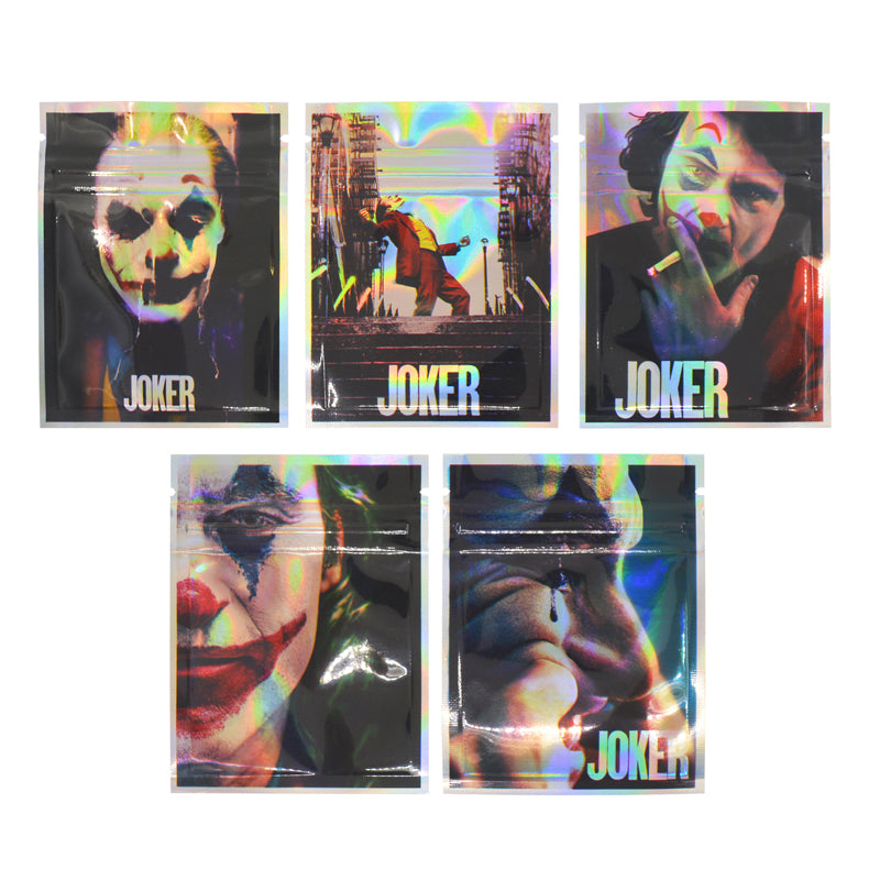 7x9cm 1g Printed Bags Laser Holographic Zip Lock Bags
