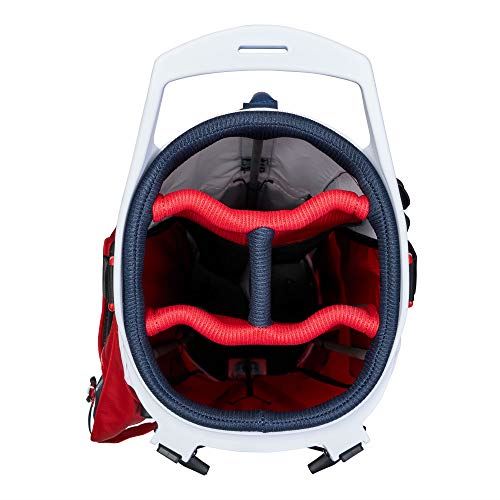Callaway Golf 2021 Hyperlite Zero Stand Bag , Navy/Red/White Flag