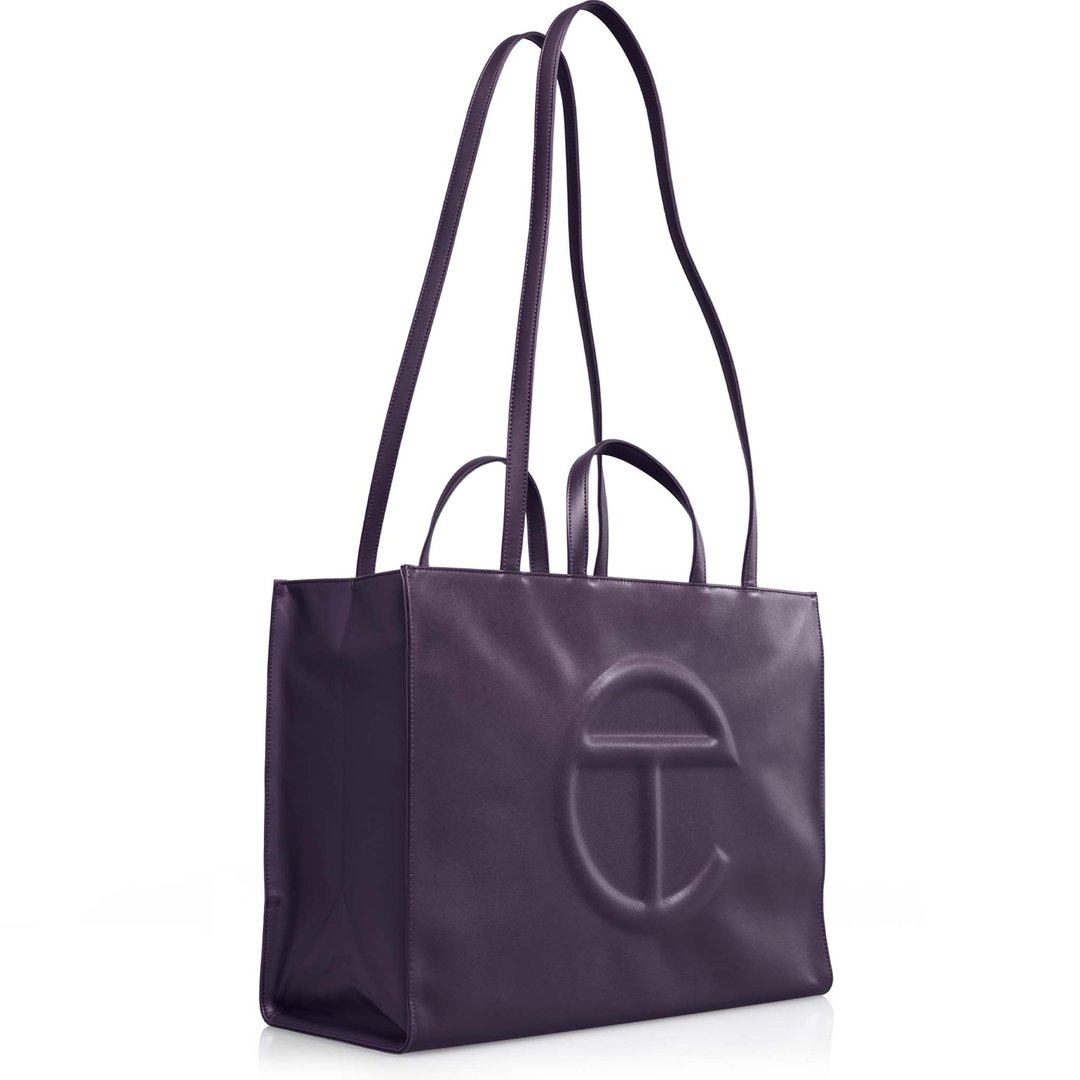 Large Eggplant Shopping Bag