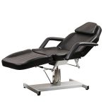 Black Facial Massage Table Bed Chair for Beauty Salon