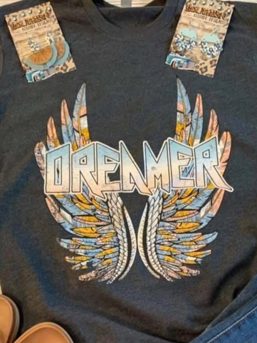 Vintage Cotton-Blend Color-Block Crew Neck Shirts & Tops