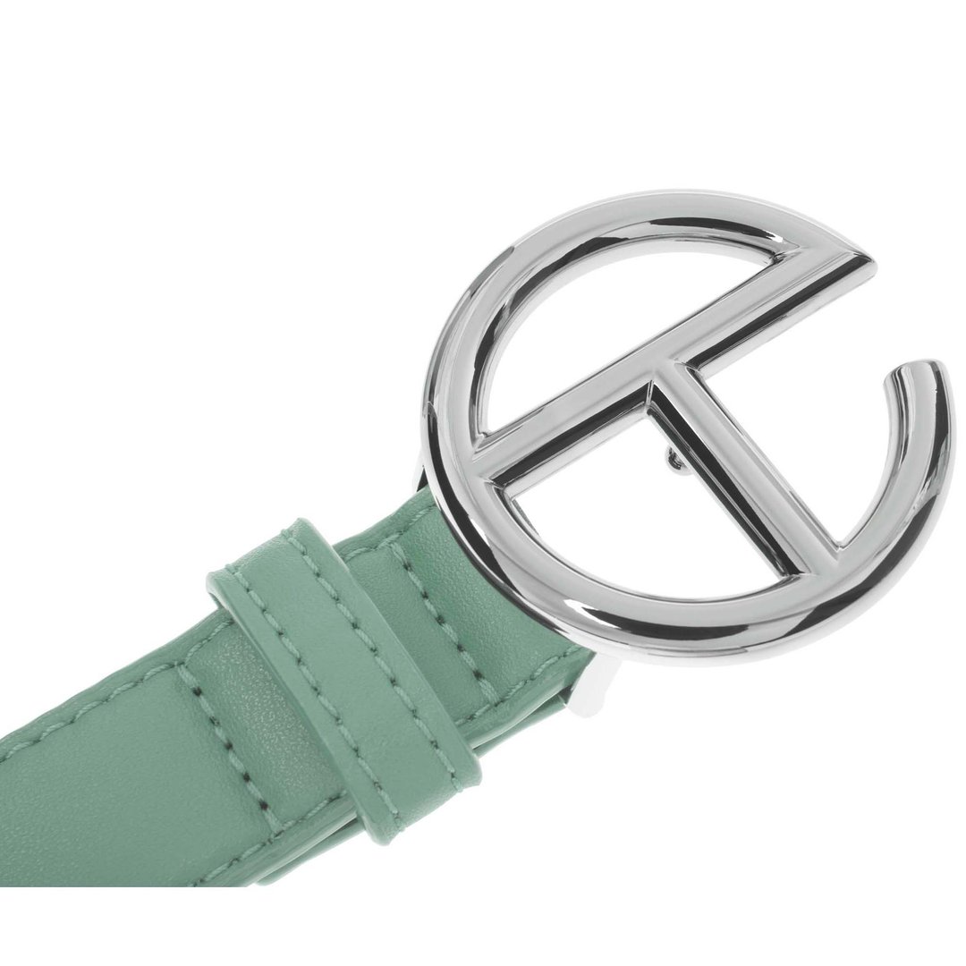 Logo Belt - Silver/Sage