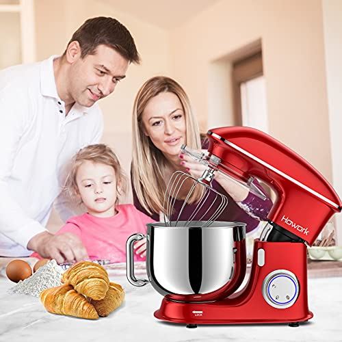Planetary Mixing Electric Kitchen Mixer With Dough Hook, Beater & Egg Whisk