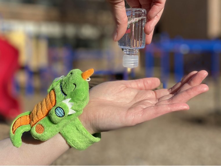 Kid' Wearable Animal Sanitizer Holder