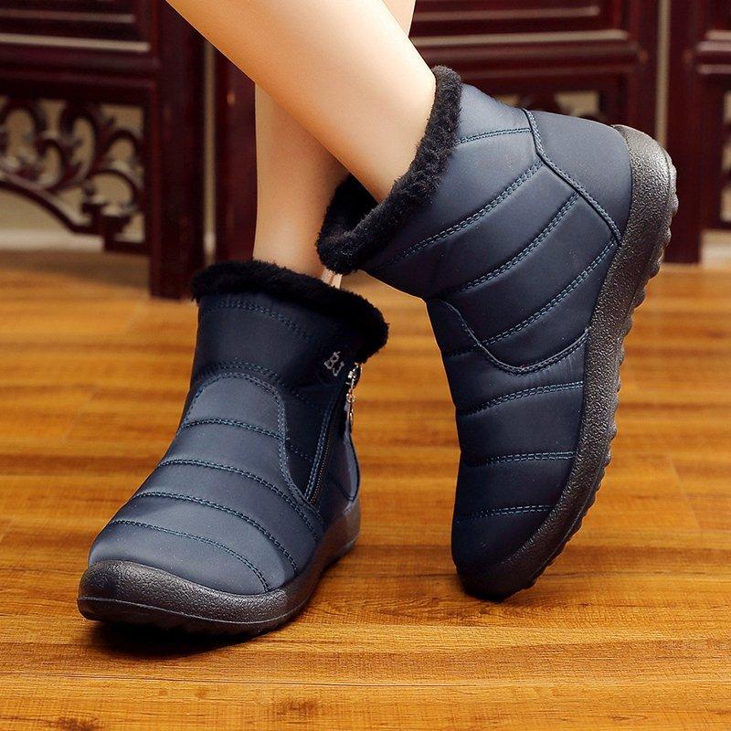 Women Snow Booties Casual Comfort Plus Size Shoes