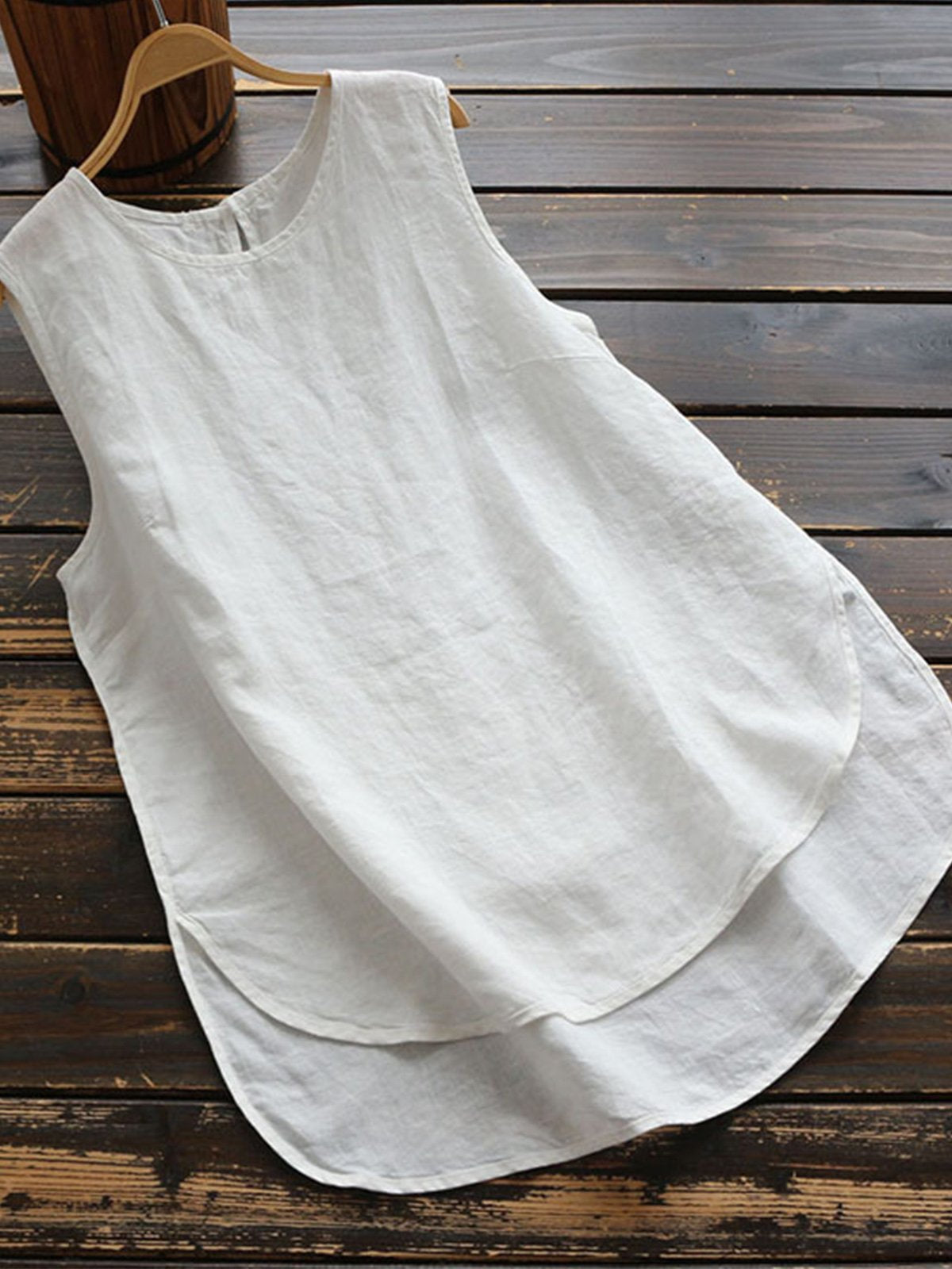 Cotton-Blend Casual Shirts & Tops