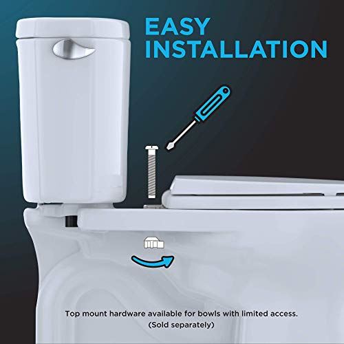 Guinevere SoftClose Elongated Toilet Seat, Ebony