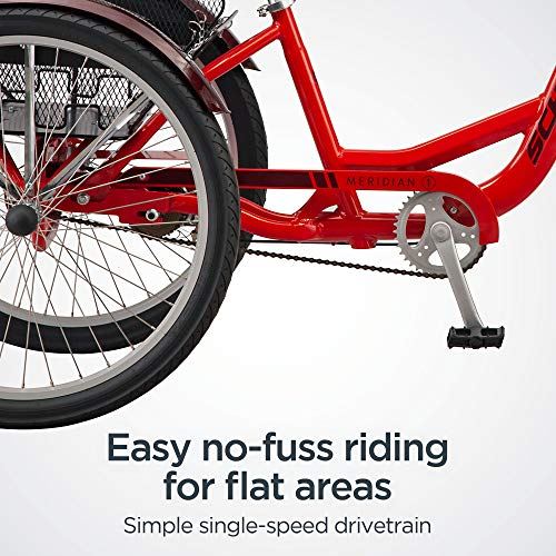 Adult Trike, Three Wheel Cruiser Bike, 1-Speed, 26-Inch Wheels