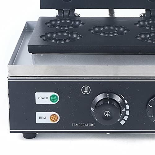 5 pcs Electric Donut Maker Donut Machine, Non-Stick Belgian Waffle Maker Machine