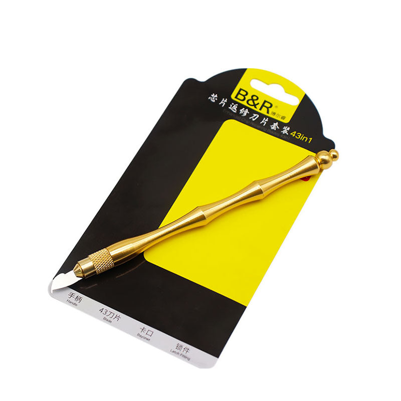 43in1 CPU NAND Removal Graver Blade Glue Cleaning Pry Knife  For iPhone Motherboard Repair A9 A10 A11